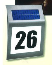 Solar-Hausnummernleuchte