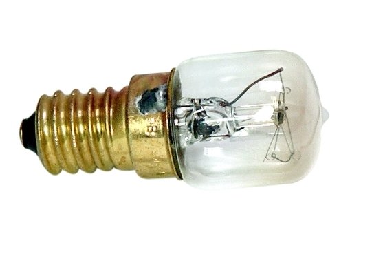Backofen-Birnenformlampe 15W E14 klar