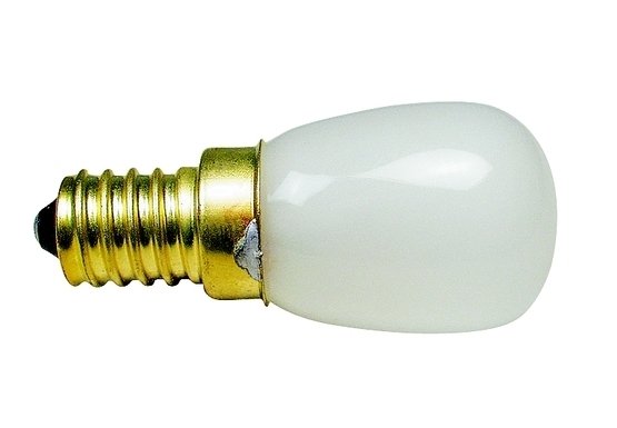Birnenformlampe 15W E14 matt