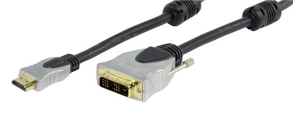 Premium HDMI-DVI-Anschlußkabel 10m