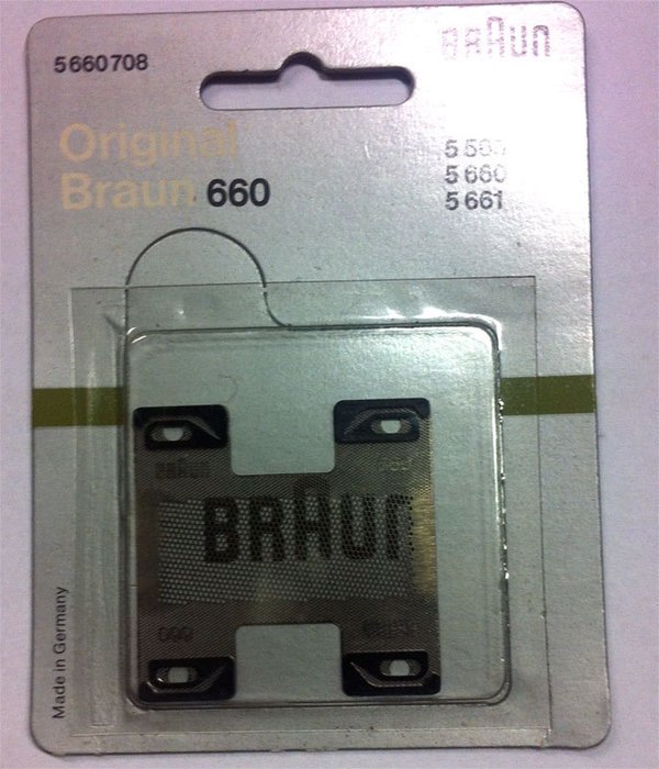Braun Scherblatt 660